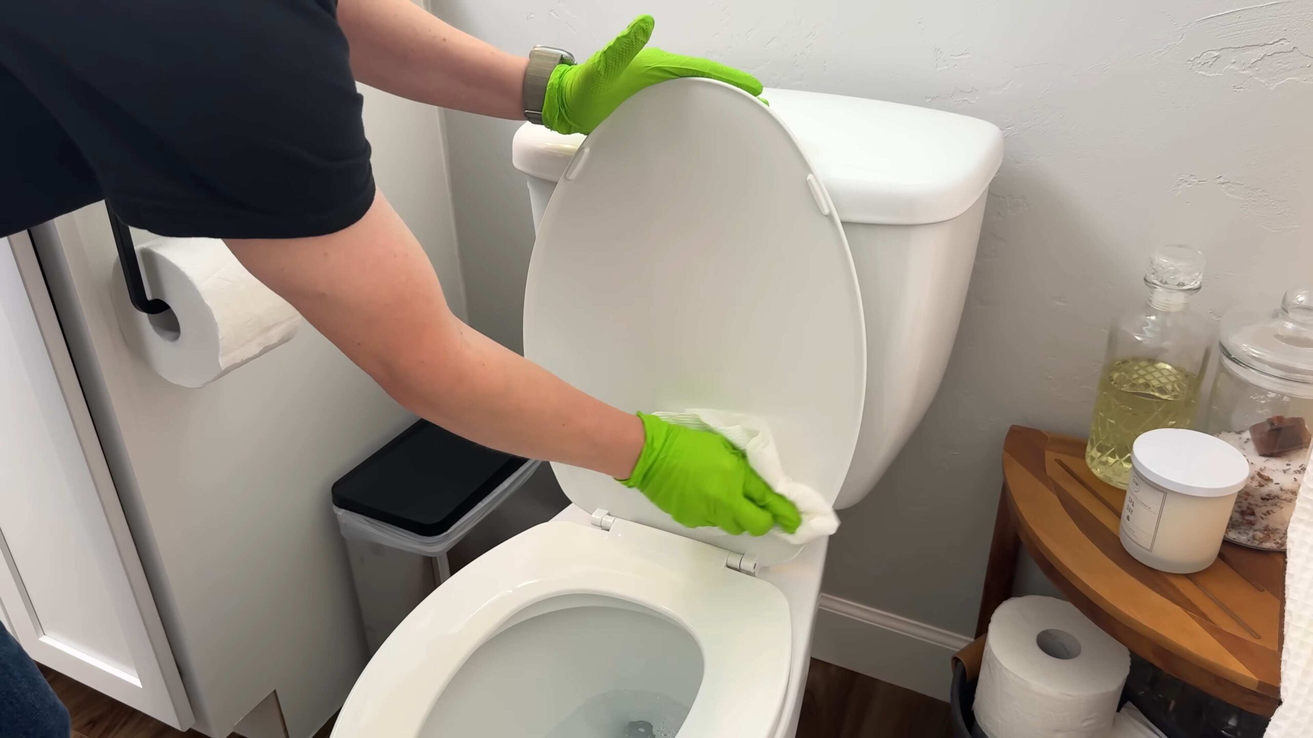 Badezimmerreinigung Routine einfach