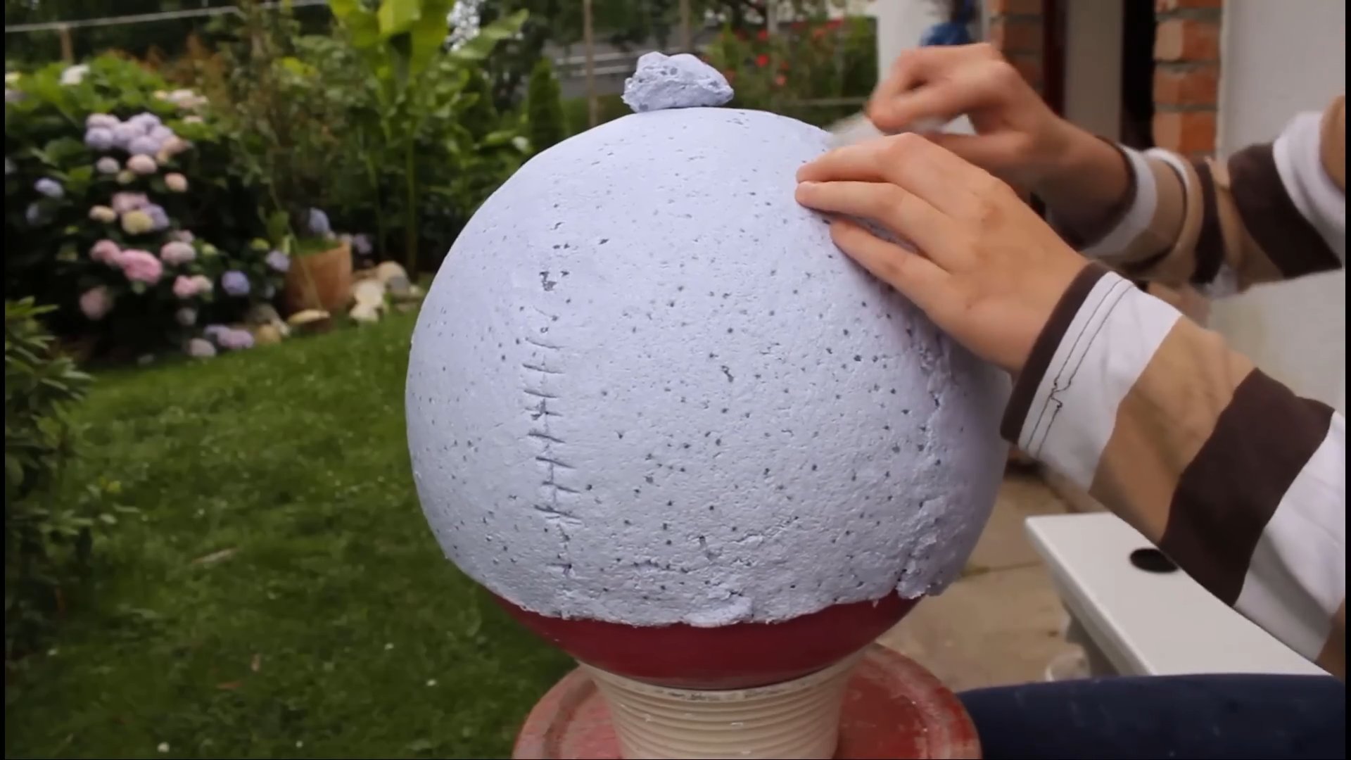 Papiermaché Lampe selber machen