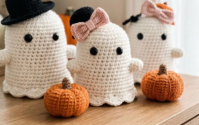 Adorable Ghost Crochet Patterns (Free!)