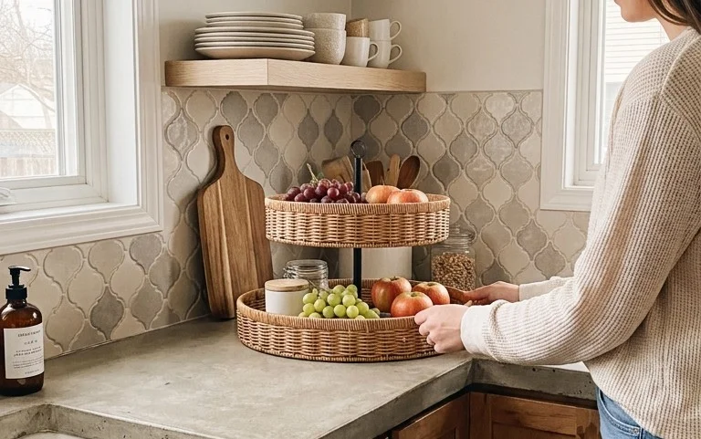 Cheap and Easy DIY Pottery Barn Inspired Basket Tray Tutorial