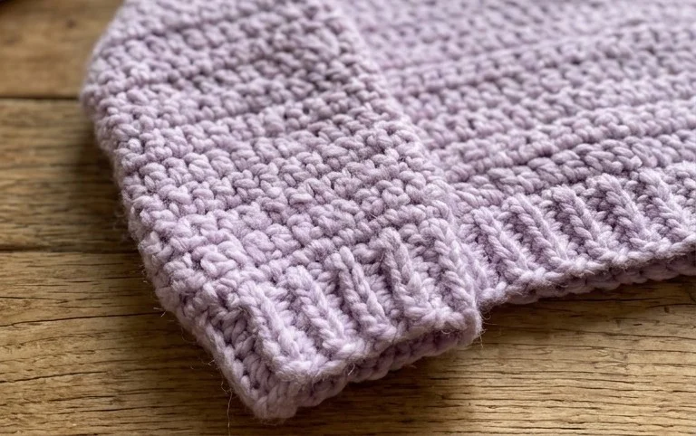 Chunky Cropped Crochet Sweater Pattern + Video Tutorial - For The Frills